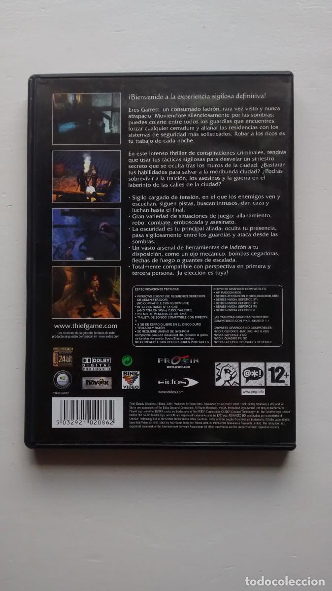 Videojuegos y consolas: Thief. Deadly shadows - pc - Foto 2