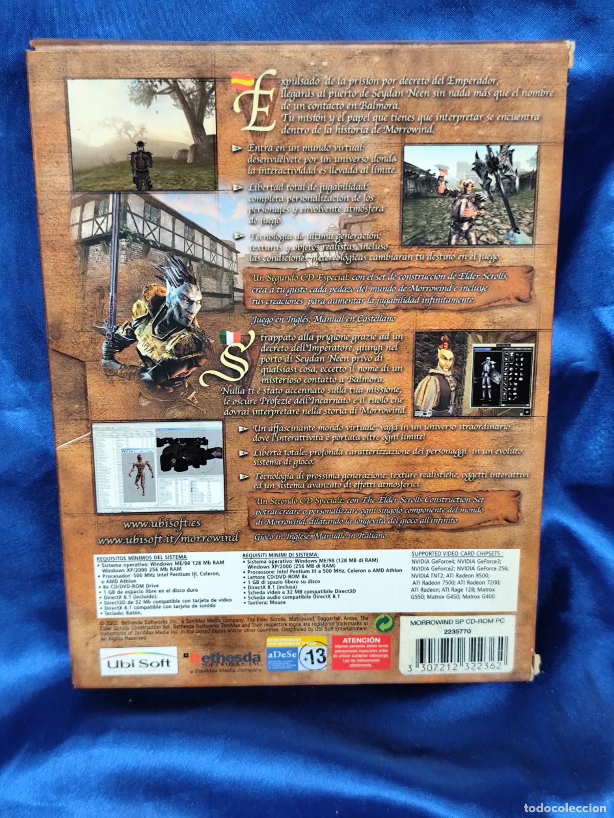 Videojuegos y consolas: Juego PC The Elder Scrolls III Morrowind - Foto 4