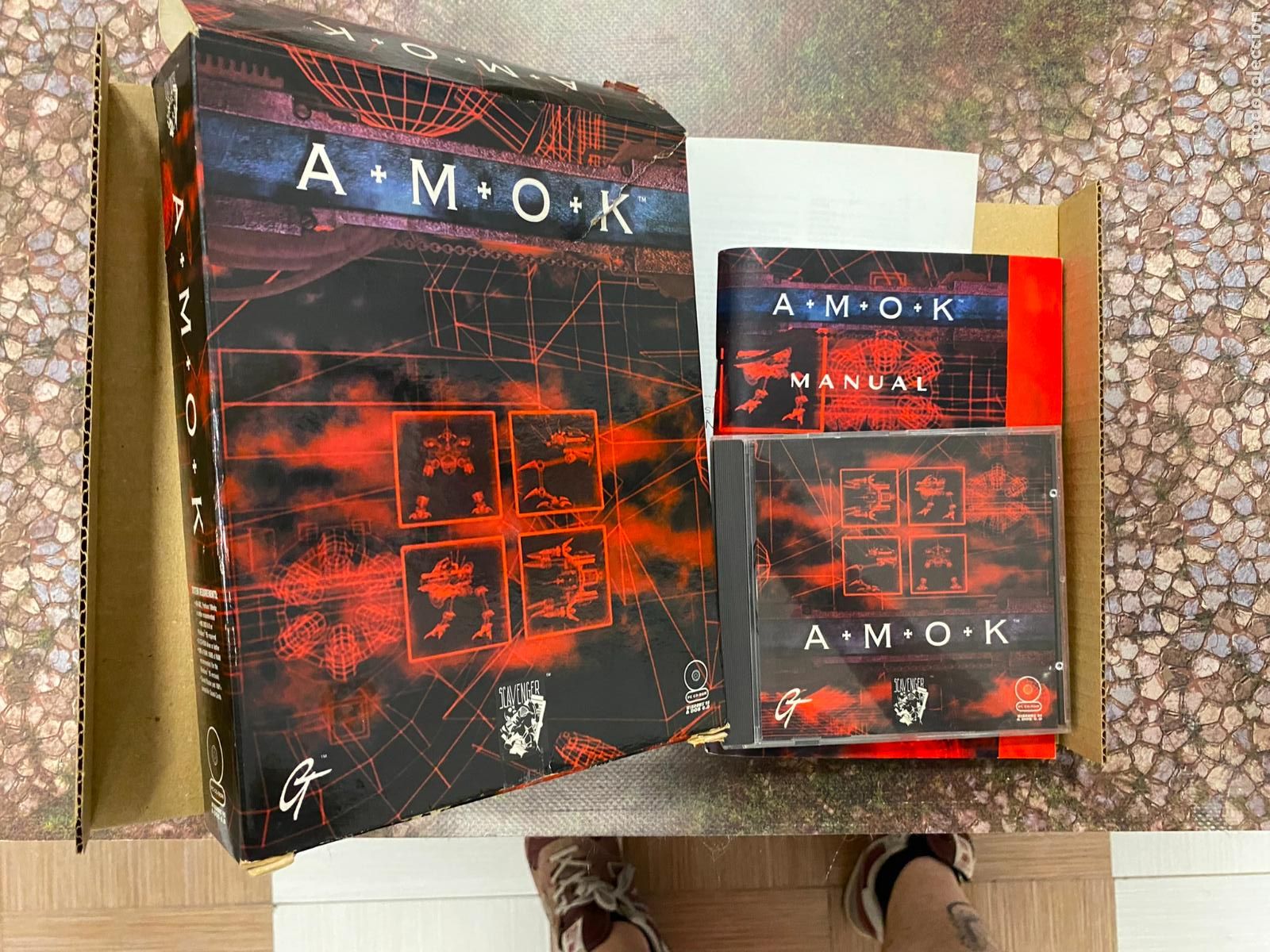 Videojuegos y consolas: Amok - PC BIG BOX CAJA CARTON - Foto 1
