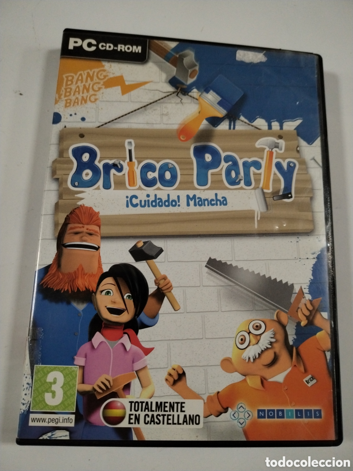 Videojuegos y consolas: BRICO PARTY. CUIDADO MANCHA. PC - Foto 1