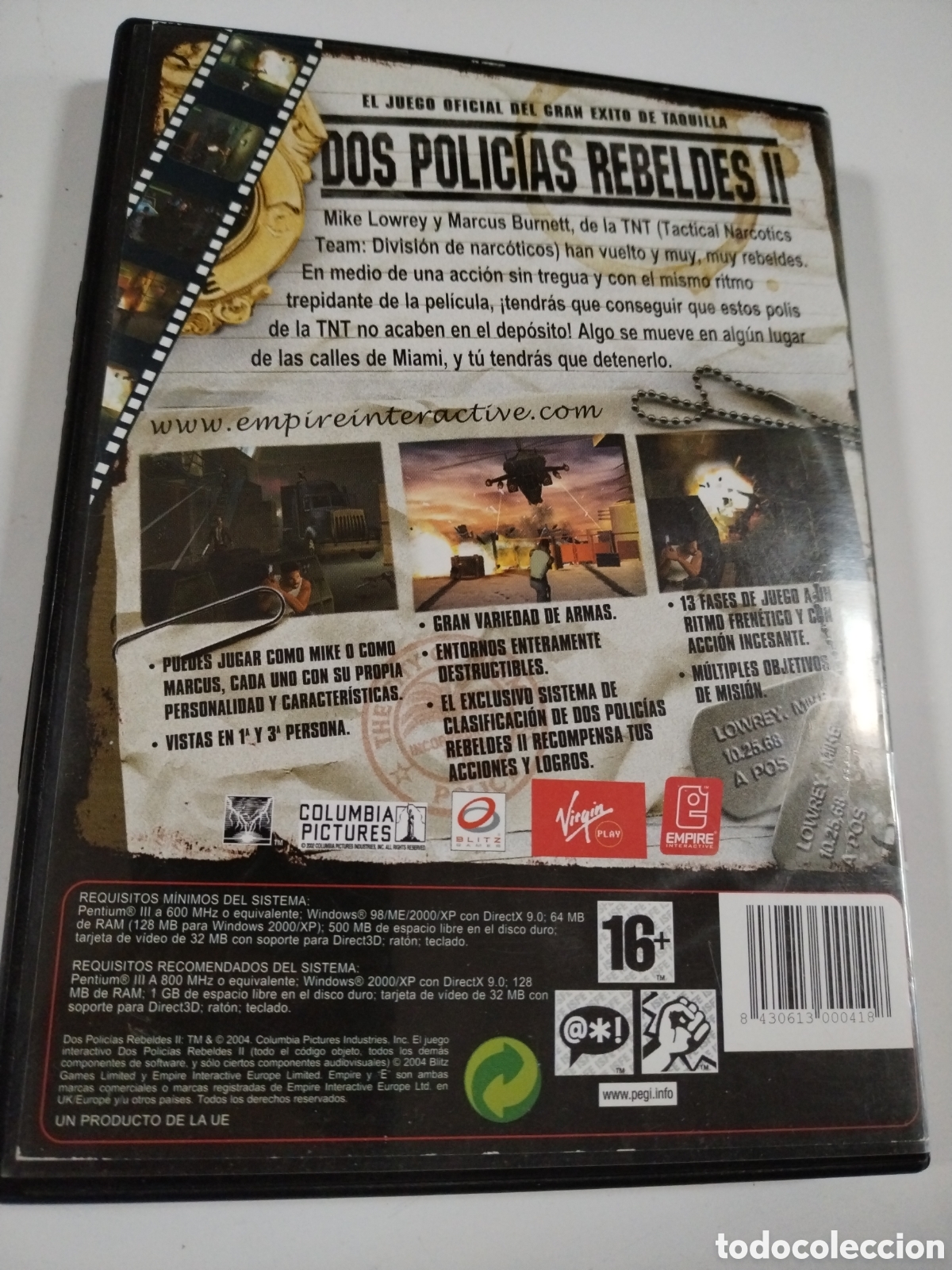 Videojuegos y consolas: DOS POLICIAS REBELDES II. PC - Foto 2