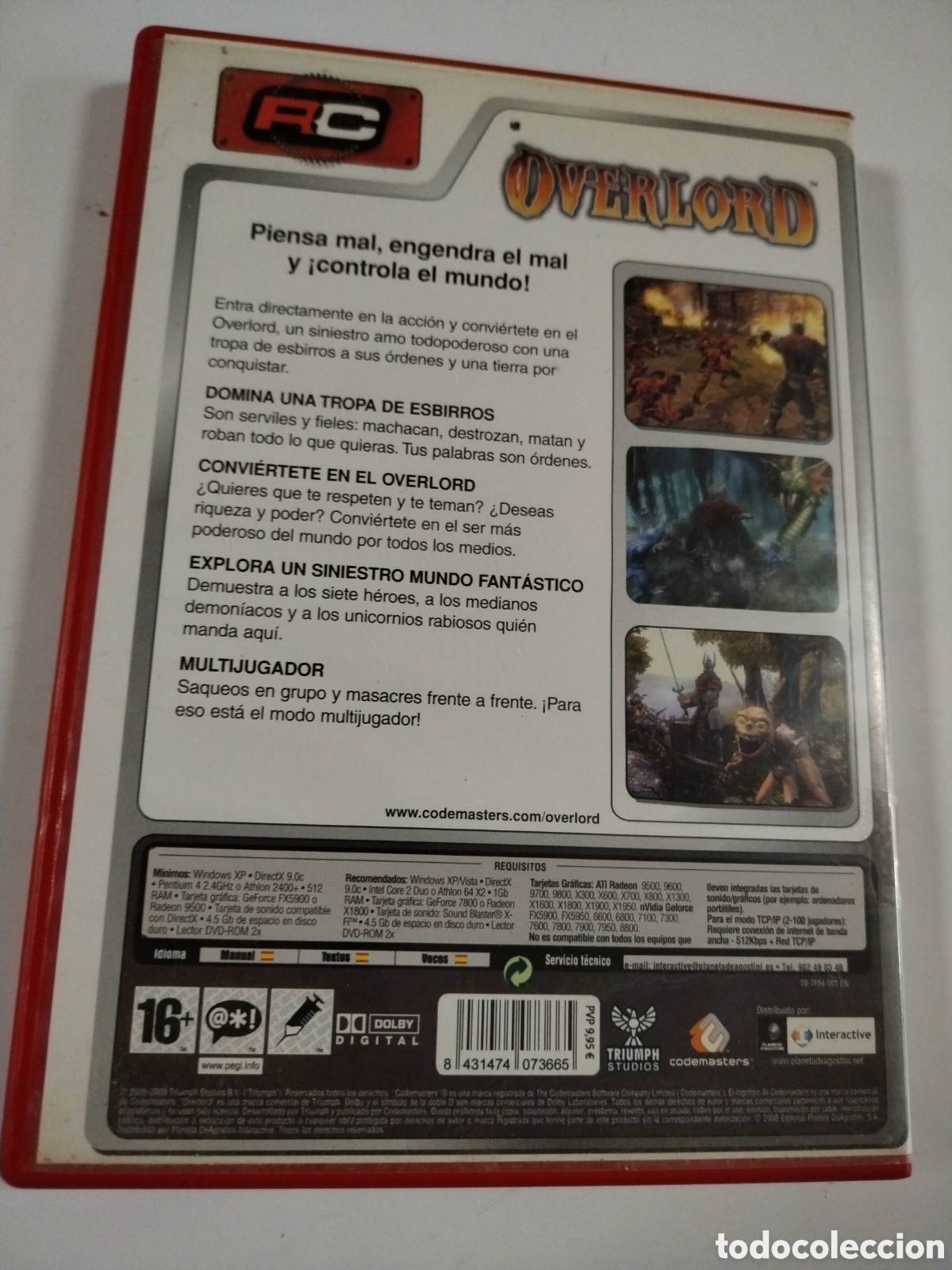 Videojuegos y consolas: OVERLORD. Codemaster. PC - Foto 2