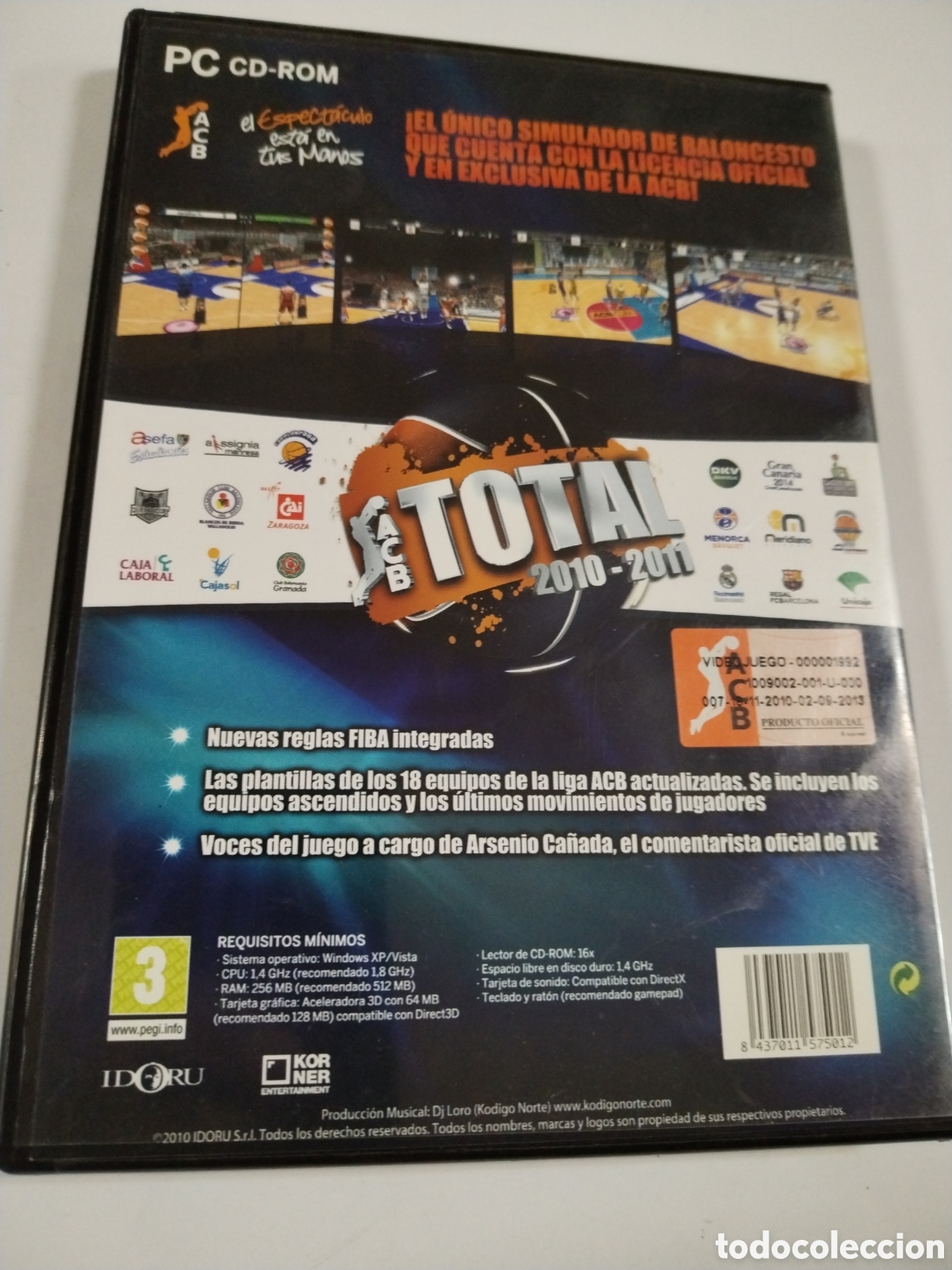 Videojuegos y consolas: ACB Total 2010-2011. PC - Foto 2