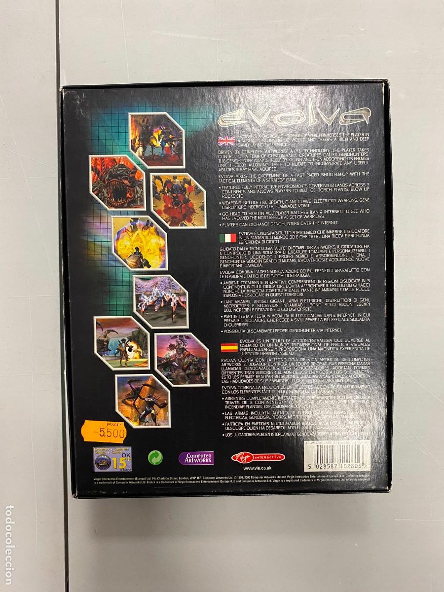 Videojuegos y consolas: Evolva - PC Caja grande - Foto 2