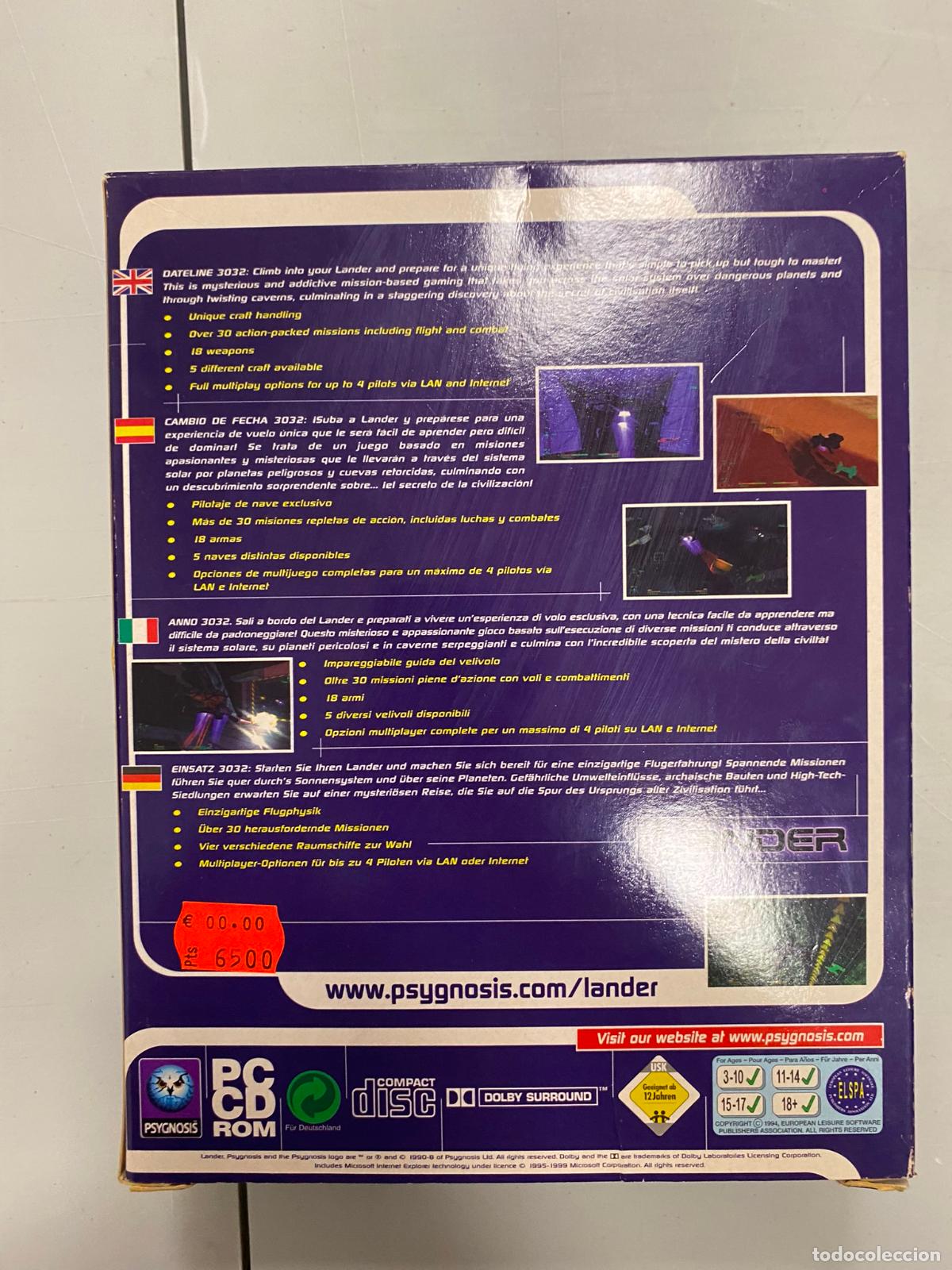 Videojuegos y consolas: Lander - PC Caja grande - Foto 2