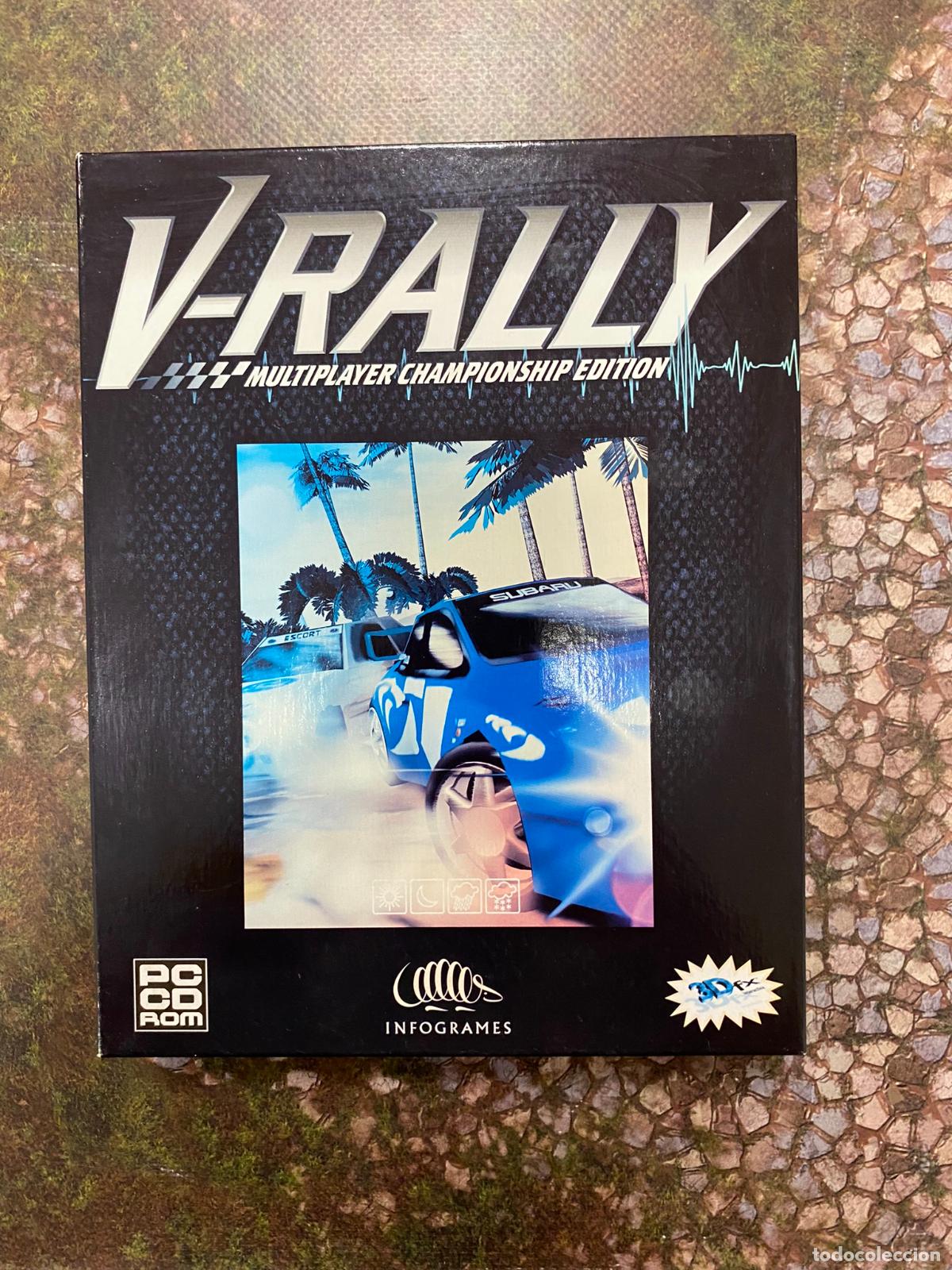 Videojuegos y consolas: V Rally Vrally - Pc caja grande - Foto 1