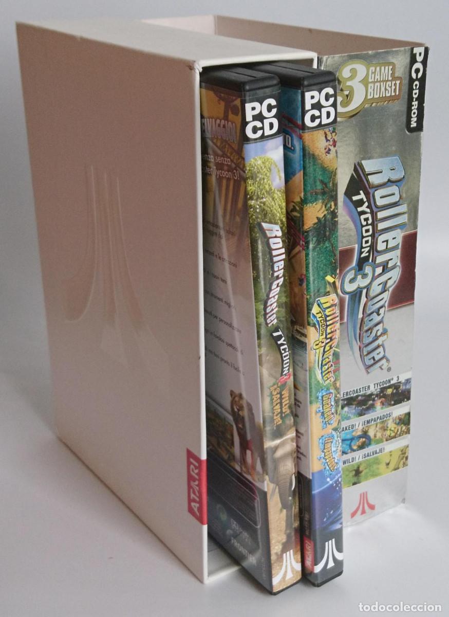 Videojuegos y consolas: ROLLER COASTER TYCOON 3 DELUXE EDITION DE ATARI PARA PC - Foto 2