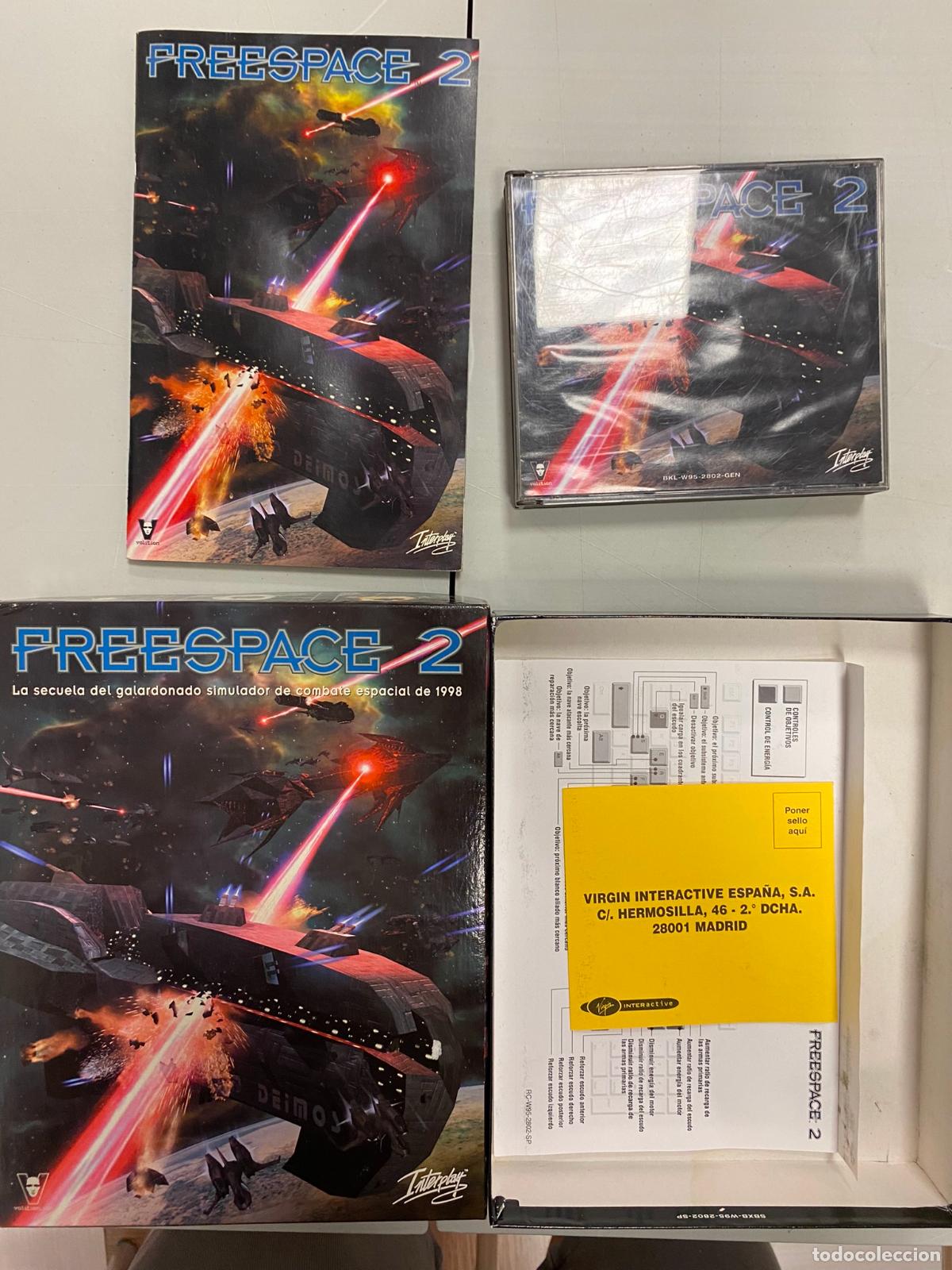 Videojuegos y consolas: Freespace 2 Free space - PC Caja grande - Foto 1