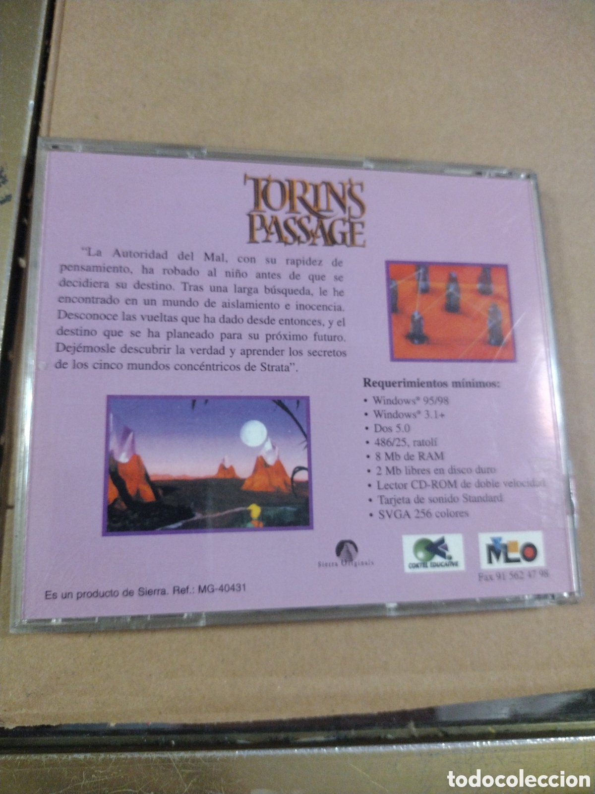 Videojuegos y consolas: TORINS TORINS PASSAGE LA BUSQUEDA DE LOS ORIGENES - SIERRA. PC - Foto 2