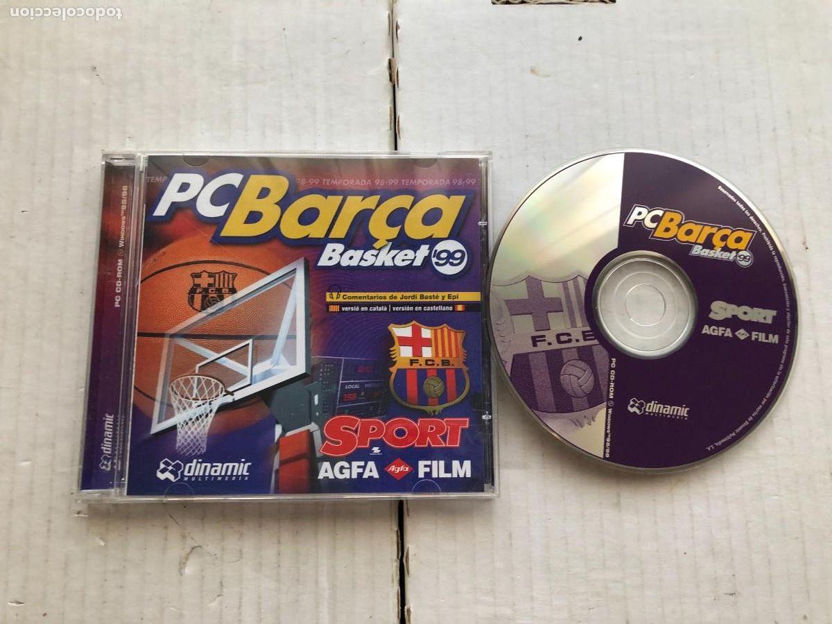 Videojuegos y consolas: PC BAR&Ccedil;A BASKET 99 - PC CD KREATEN - Foto 1