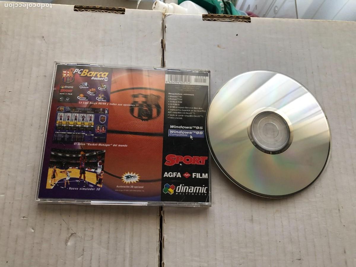 Videojuegos y consolas: PC BAR&Ccedil;A BASKET 99 - PC CD KREATEN - Foto 2