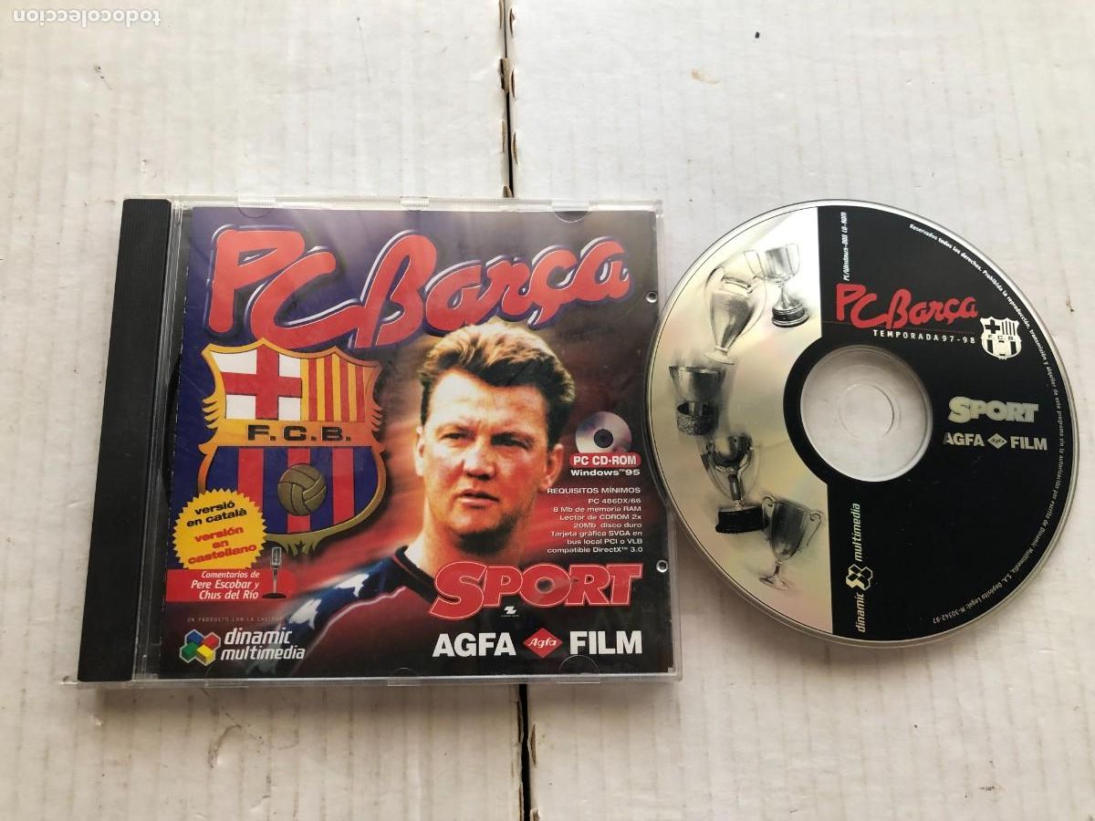 Videojuegos y consolas: PC BAR&Ccedil;A Louis van Gaal - PC CD KREATEN - Foto 1