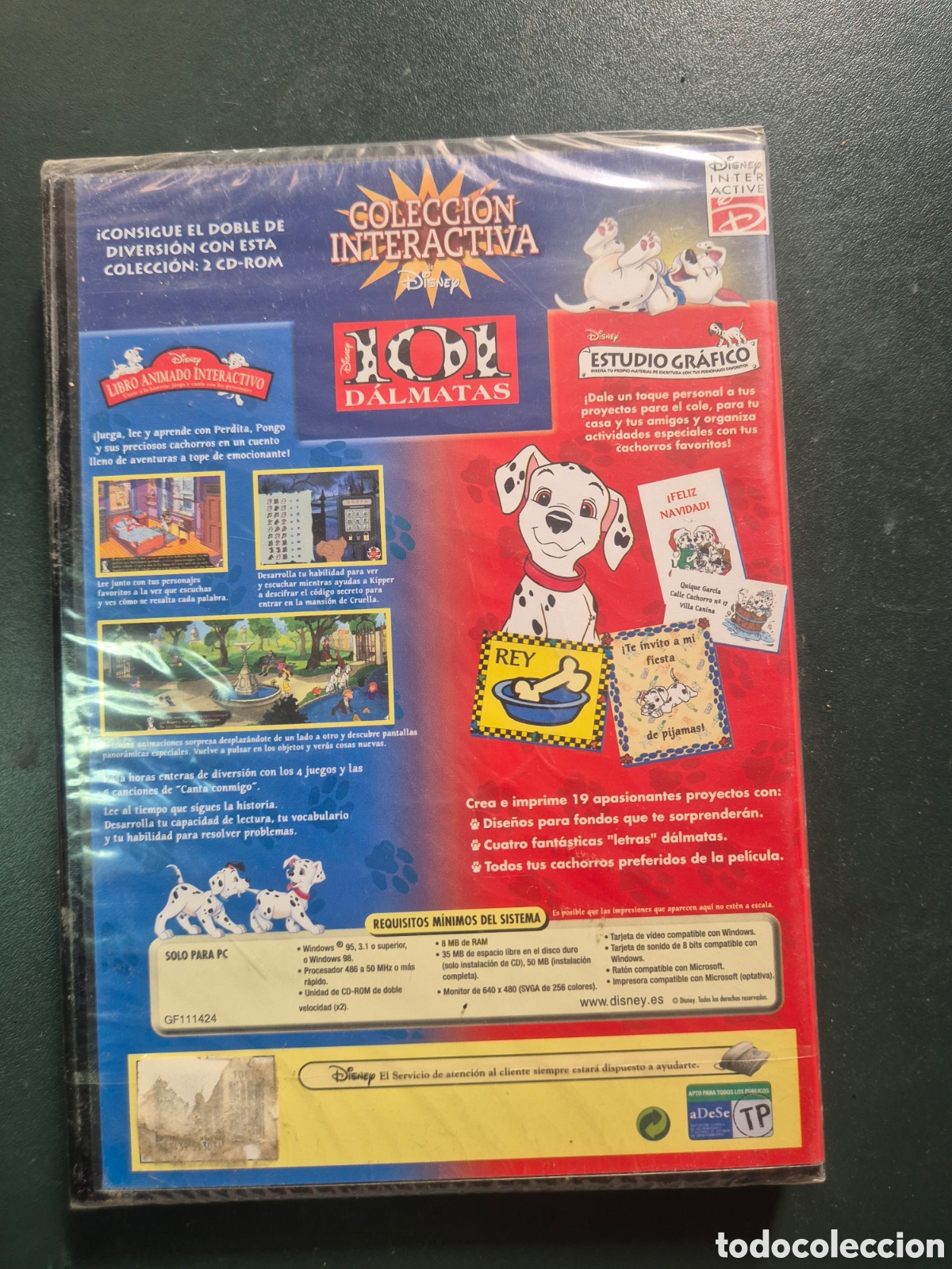 Videojuegos y consolas: Colecci&oacute;n interactiva Disney 101 Dalmatas y Libro animado - Foto 2