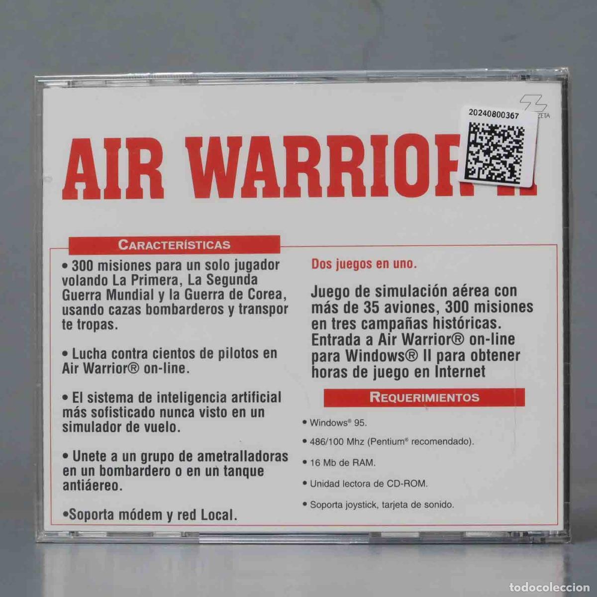 Videojuegos y consolas: PC CD-ROM. AIR WARRIOR II. SIMULADOR. PRECINTADO - Foto 2