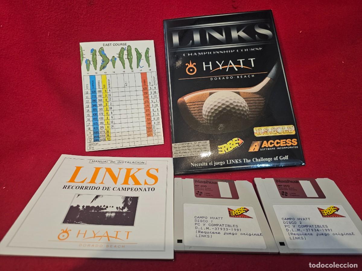 Videojuegos y consolas: JUEGO DE PC GOLF/LINKS. HYATT - Foto 1