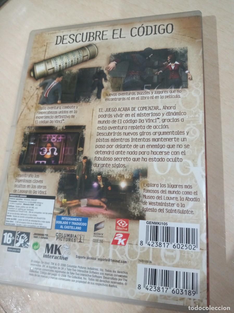 Videojuegos y consolas: EL C&Oacute;DIGO DA VINCI JUEGO DE PC - Foto 3