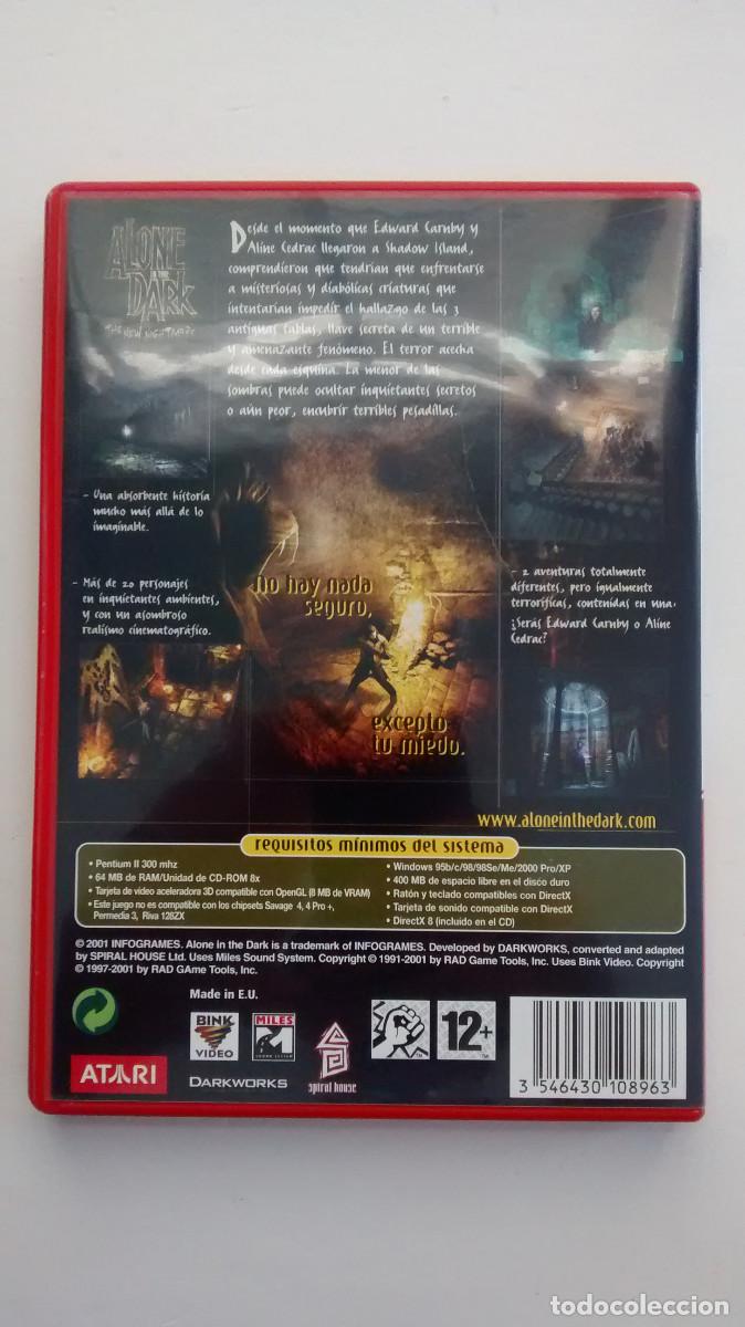 Videojuegos y consolas: Alone in the dark. The new nightmare - pc - Foto 2