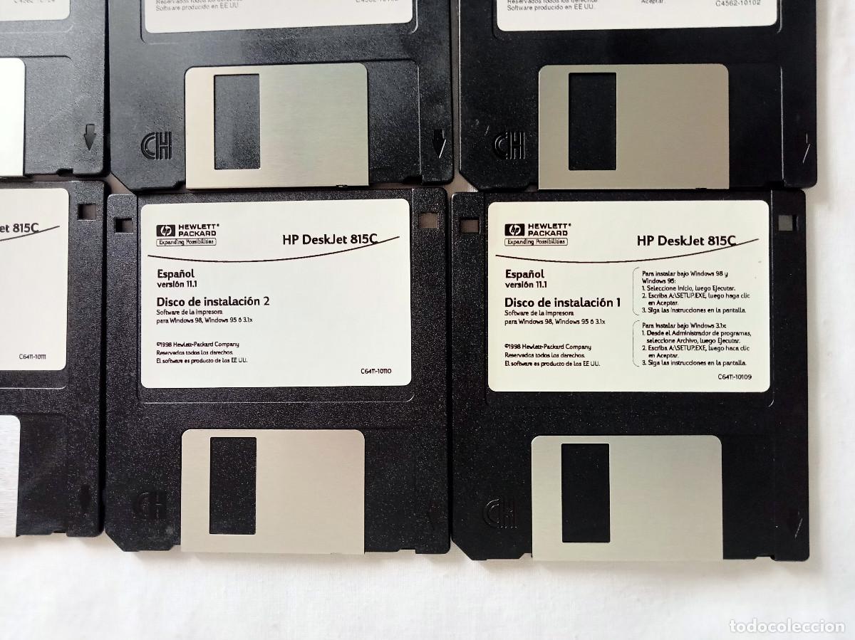 Videojuegos y consolas: 12 Floppy Disquettes PC drivers - Foto 2