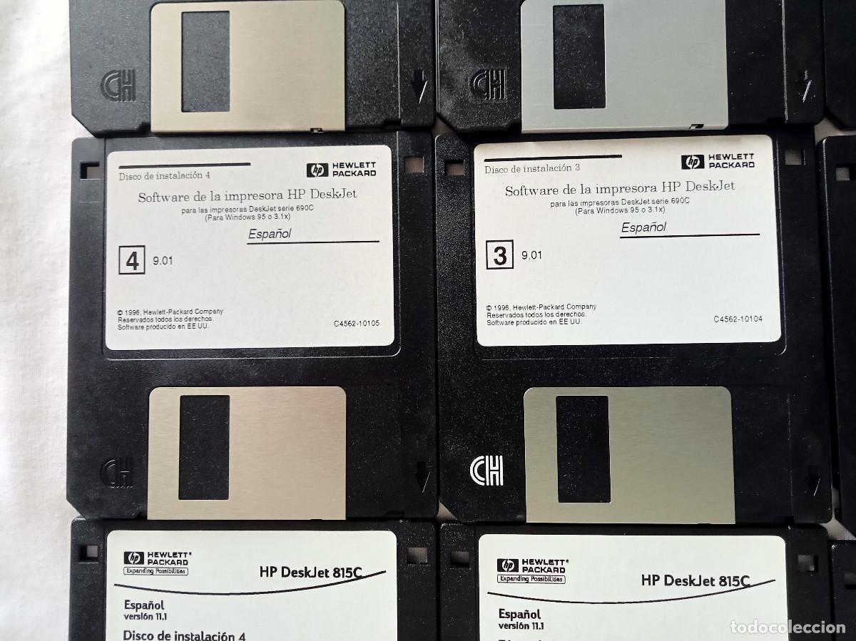 Videojuegos y consolas: 12 Floppy Disquettes PC drivers - Foto 5