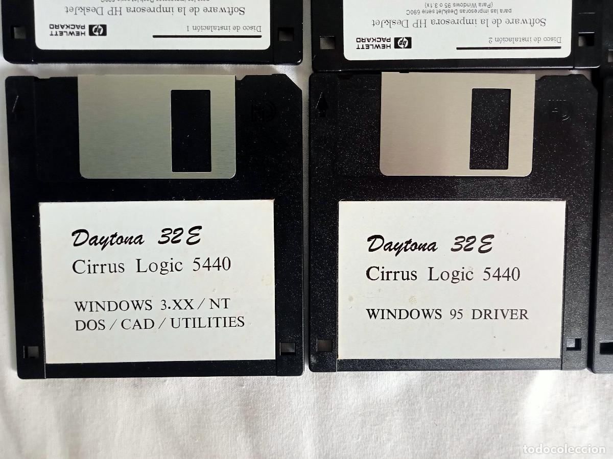 Videojuegos y consolas: 12 Floppy Disquettes PC drivers - Foto 6