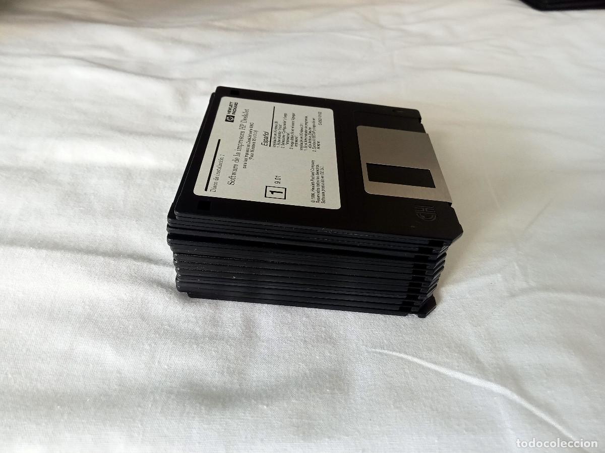 Videojuegos y consolas: 12 Floppy Disquettes PC drivers - Foto 9