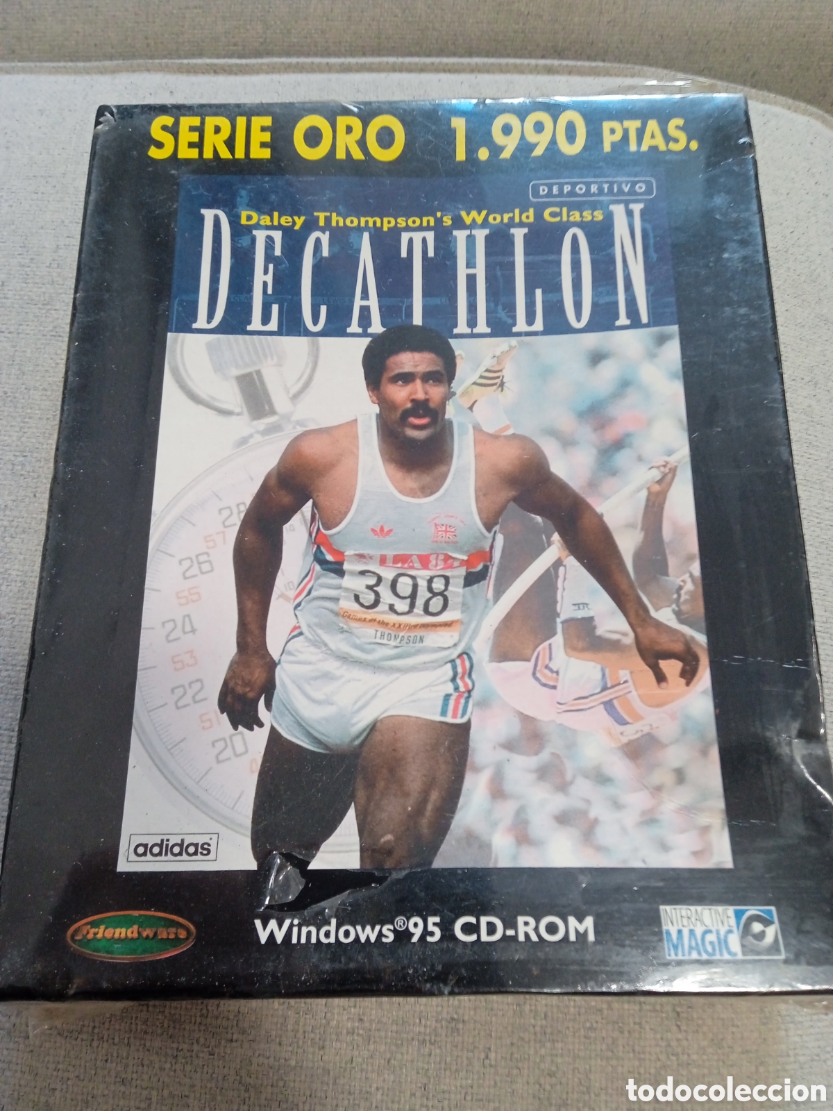 Videojuegos y consolas: Decathlon. Daley Thompson world class.PRECINTADO - Foto 1