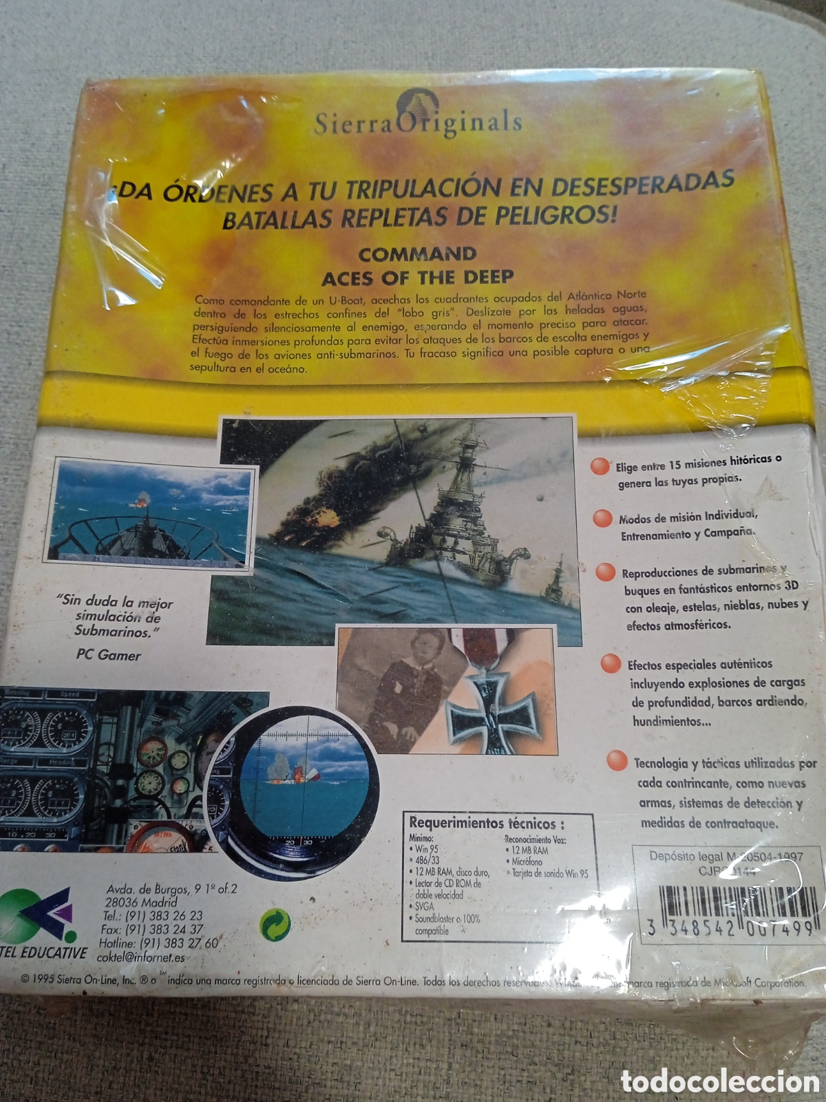 Videojuegos y consolas: Command aces of deep. PRECINTADO - Foto 2
