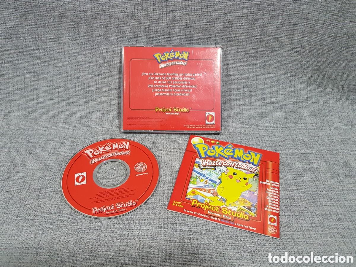 Videojuegos y consolas: POKEMON PROJECT STUDIO VERSI&Oacute;N ROJA ESPA&Ntilde;OLA + VERSION ROJA Y AZUL EN ITALIANO - Foto 3