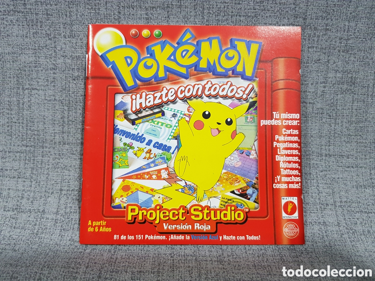 Videojuegos y consolas: POKEMON PROJECT STUDIO VERSI&Oacute;N ROJA ESPA&Ntilde;OLA + VERSION ROJA Y AZUL EN ITALIANO - Foto 6