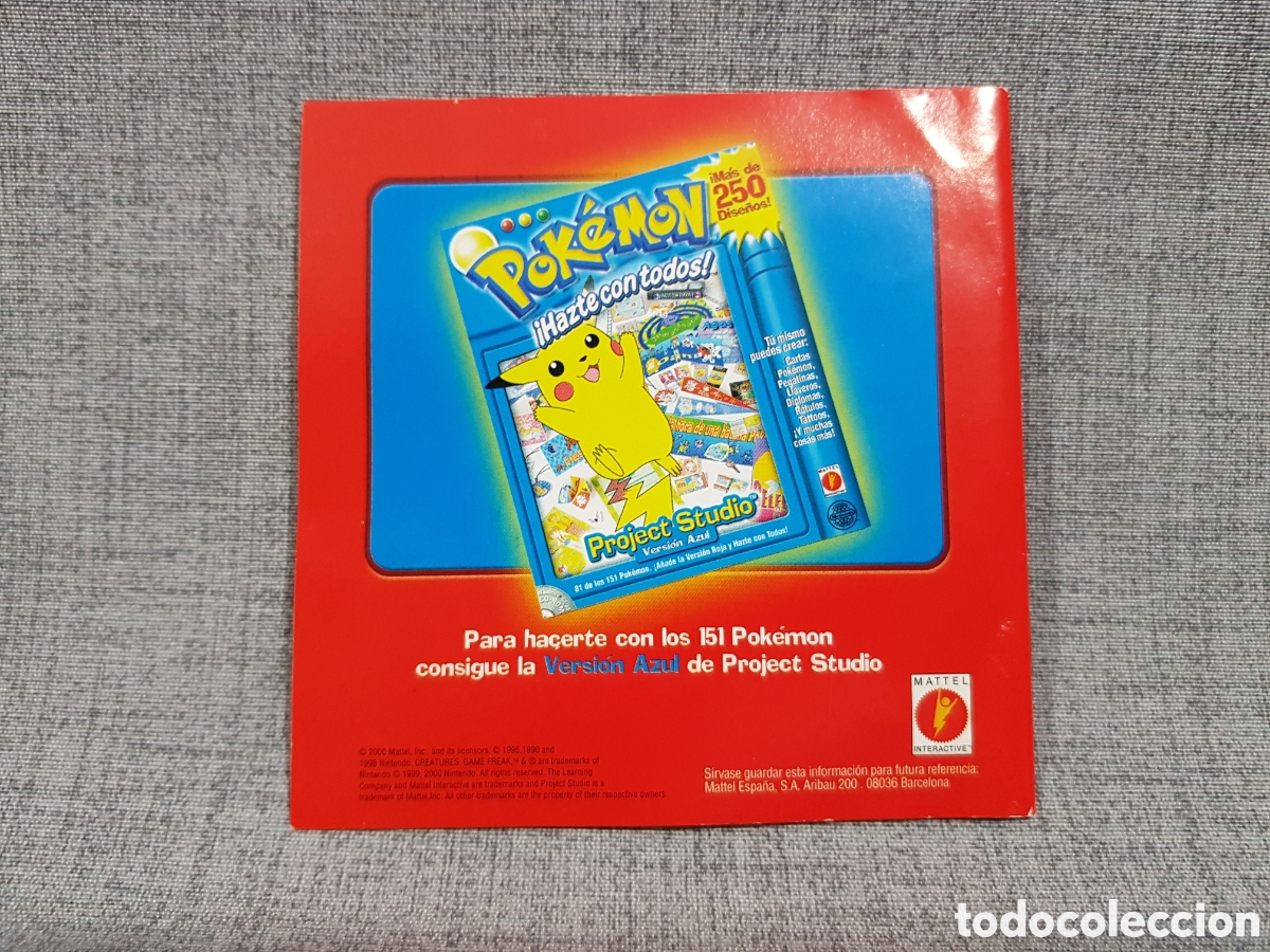 Videojuegos y consolas: POKEMON PROJECT STUDIO VERSI&Oacute;N ROJA ESPA&Ntilde;OLA + VERSION ROJA Y AZUL EN ITALIANO - Foto 7