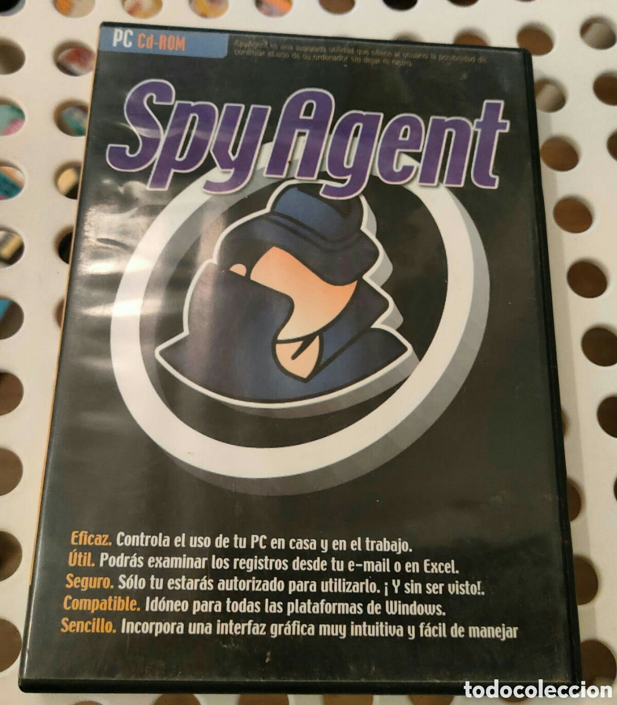 Videojuegos y consolas: Spy agent PC CD ROM perfecto estado - Foto 1