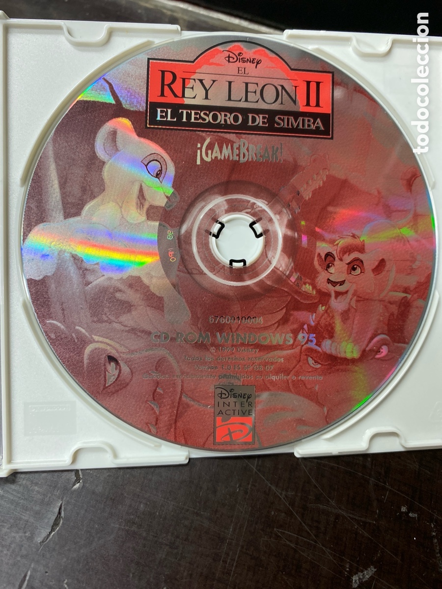 Videojuegos y consolas: JUEGO PC EL REY LE&Oacute;N II, EL TESORO DE SIMBA. Solo CD - Foto 1