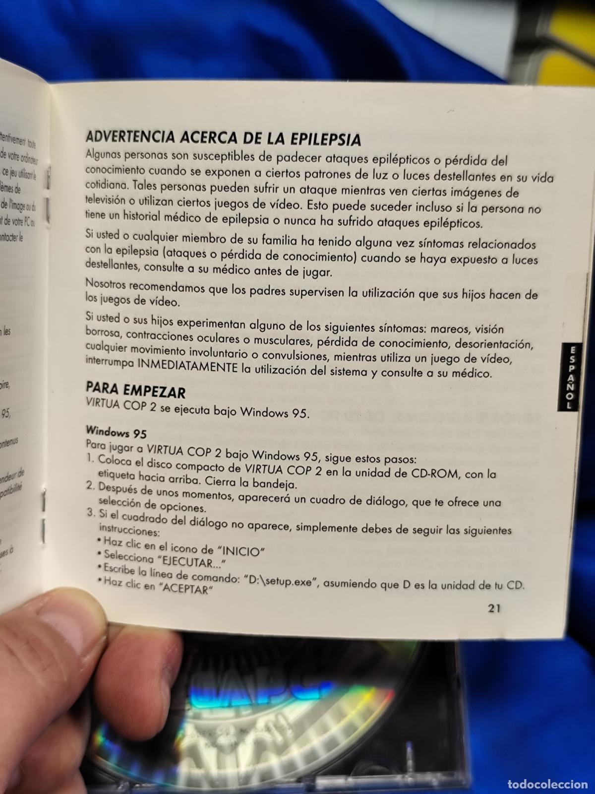 Videojuegos y consolas: VIRTUA 2 COP VIDEOJUEGO PC - Foto 4