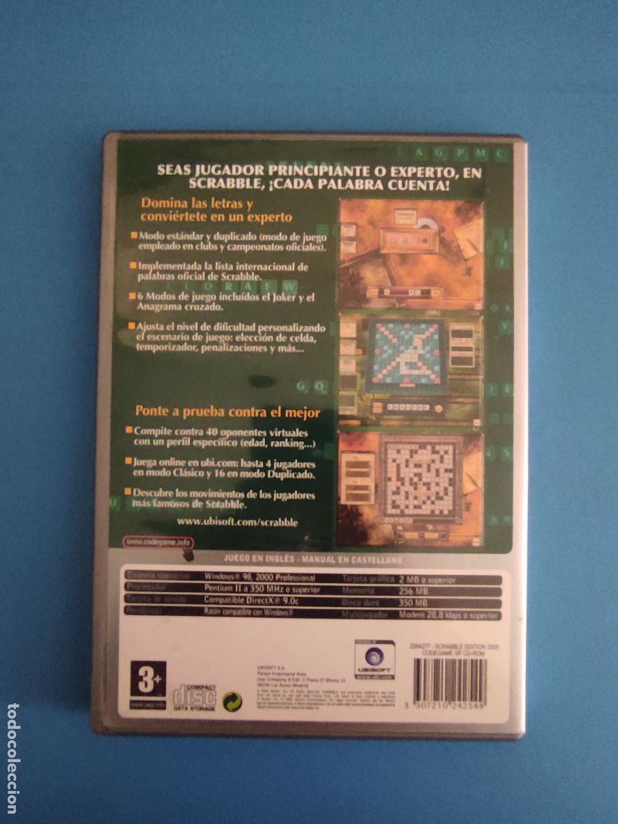 Videojuegos y consolas: VIDEOJUEGO DE PC SCRABBLE INTERACTIVO A&Ntilde;O 2004 - Foto 3