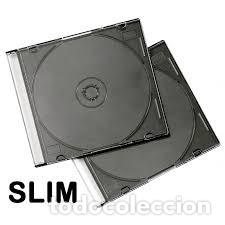 Videojuegos y consolas: 10 Cajas SLIM para DVDs o CDs - Foto 1