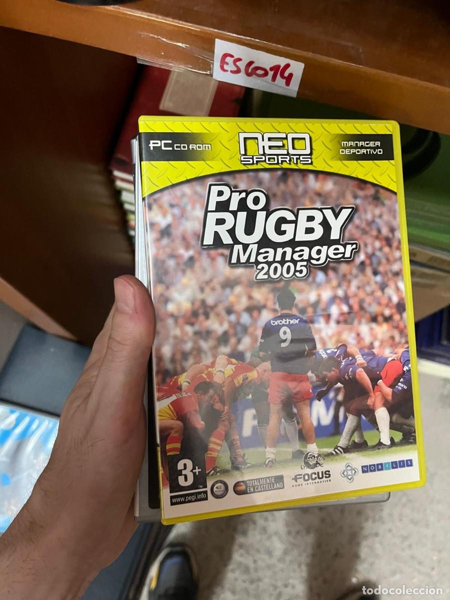Videojuegos y consolas: Esco14 Videojuego PC pro rugby manager 2005 - Foto 1