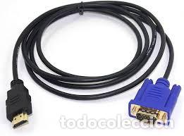 Videojuegos y consolas: Cable VGA a HDMI (macho - macho) - Foto 1