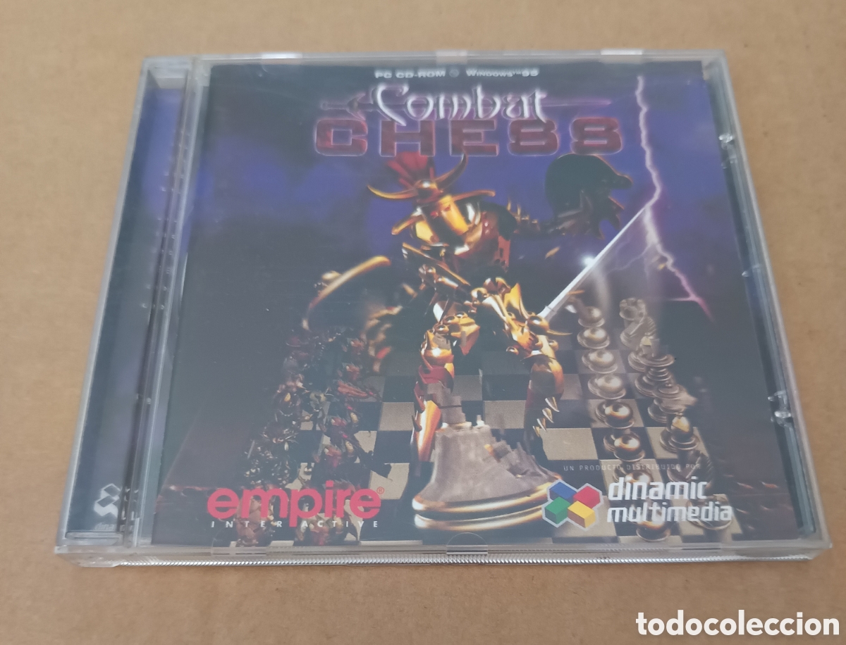 Videojuegos y consolas: Juego PC CD-Rom Combat Chess (Empire Interactive/Dinamic Multimedia). Con manual. - Foto 1