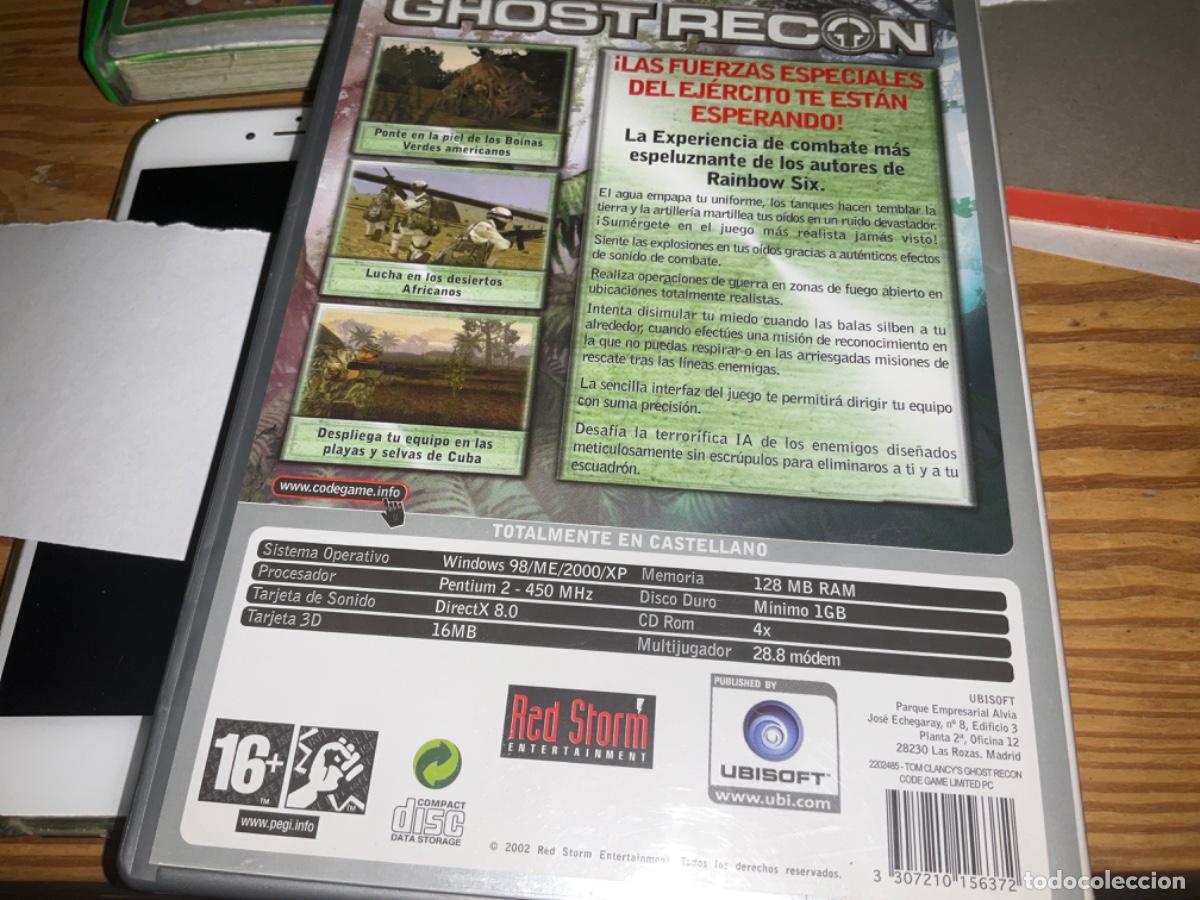 Videojuegos y consolas: PC Ghost Recon -JUEGO DE PC SEGUNDA MANO 3 discos - Foto 3