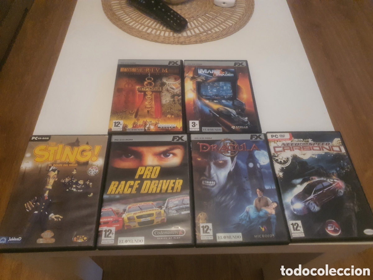 Videojuegos y consolas: Lote de 6 juegos de PC - Foto 1