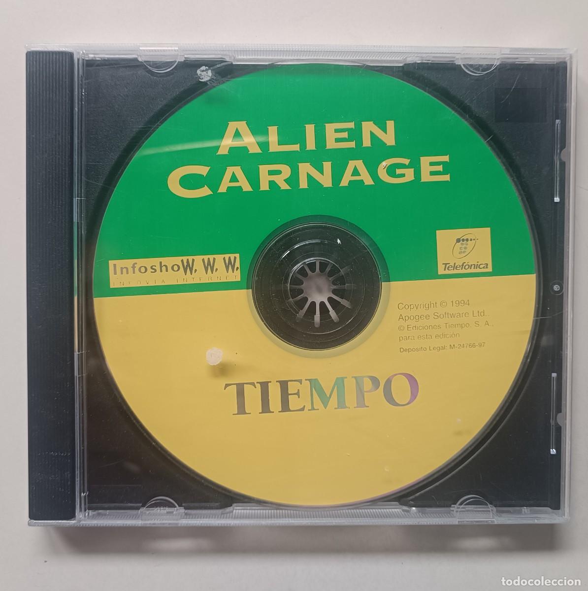 Videojuegos y consolas: ALIEN CARNAGE EDICIONES TIEMPO 1994 - Foto 1