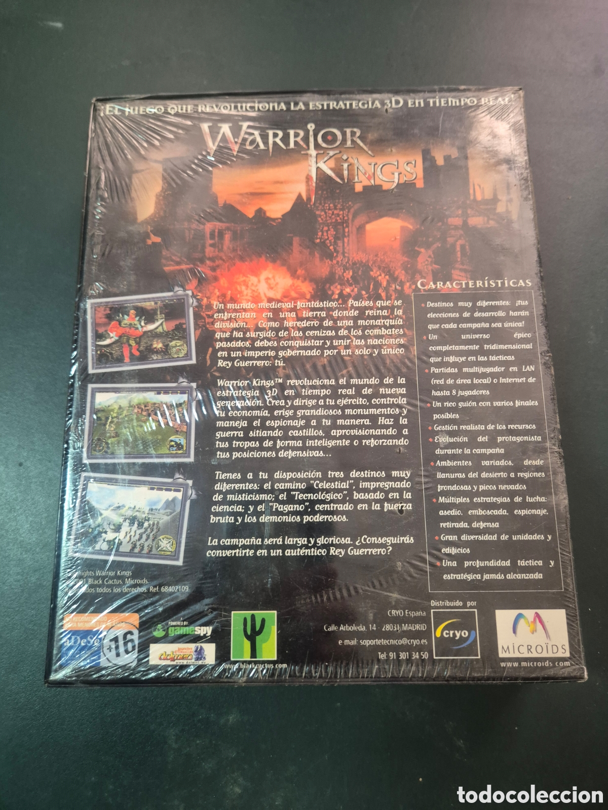 Videojuegos y consolas: Warrior Kings PC Caja Grande - Foto 2