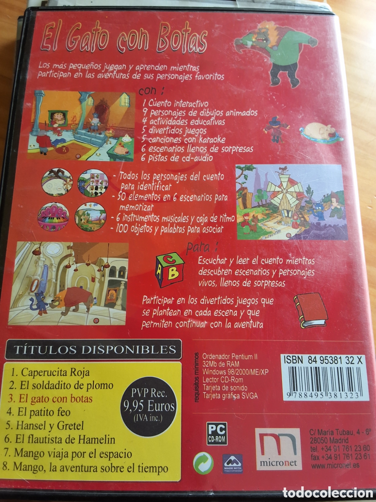Videojuegos y consolas: El gato con botas juego para PC contiene CD - Foto 2