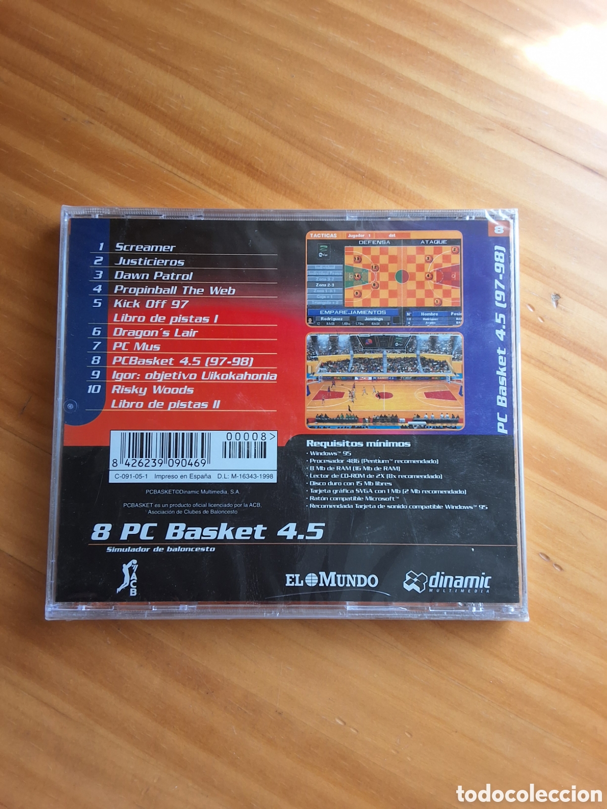 Videojuegos y consolas: Pc basket 4.5 juego para PC incluye CD - Foto 2