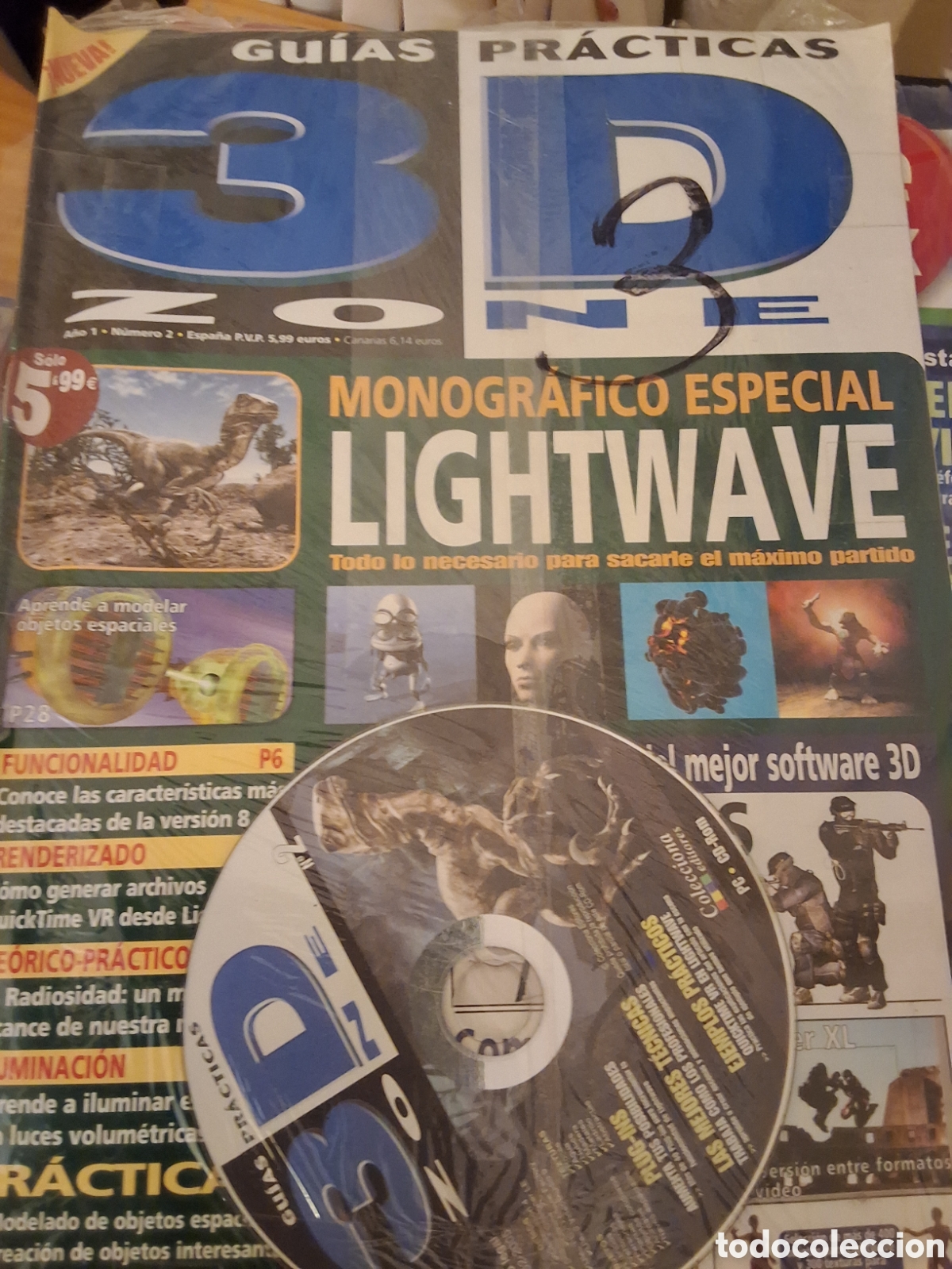 Videojuegos y consolas: 3D zone revista inform&aacute;tica n&uacute;mero 2 con CD - Foto 1
