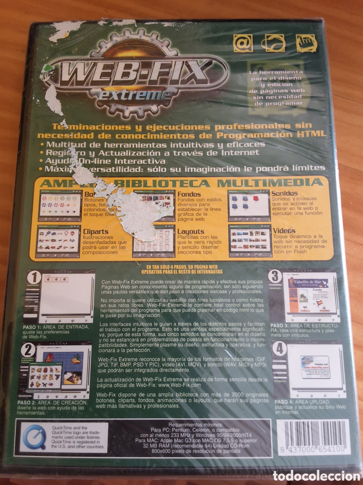 Videojuegos y consolas: Web fix dise&ntilde;ador p&aacute;ginas web para PC incluye CD - Foto 2