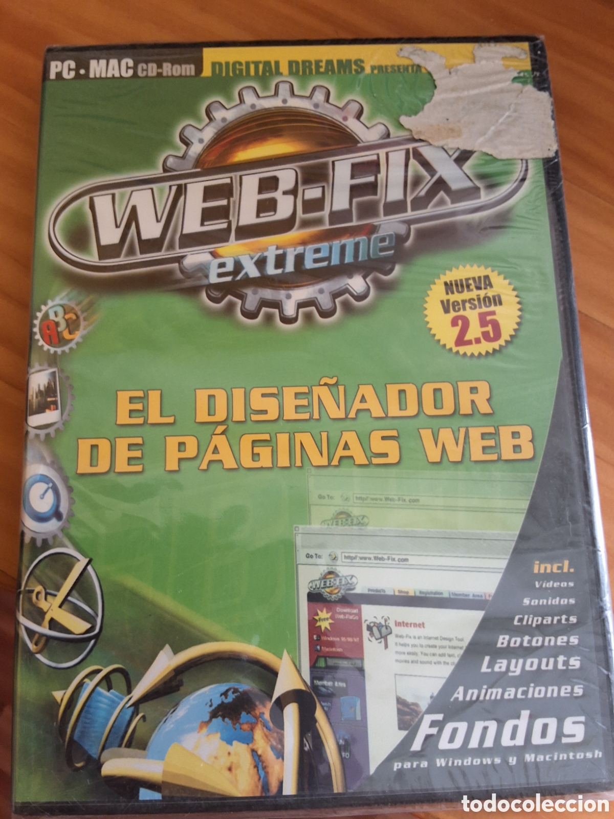 Videojuegos y consolas: Web fix dise&ntilde;ador p&aacute;ginas web para PC incluye CD - Foto 1