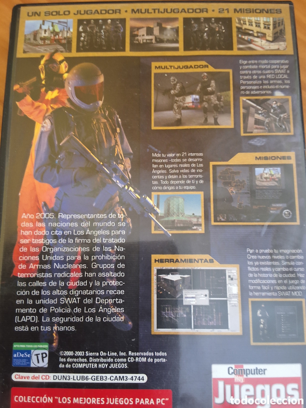 Videojuegos y consolas: Swat 3 juego para PC incluye CD - Foto 2