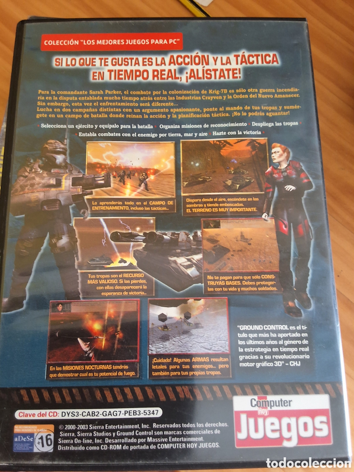 Videojuegos y consolas: Ground control juego para PC incluye CD - Foto 2