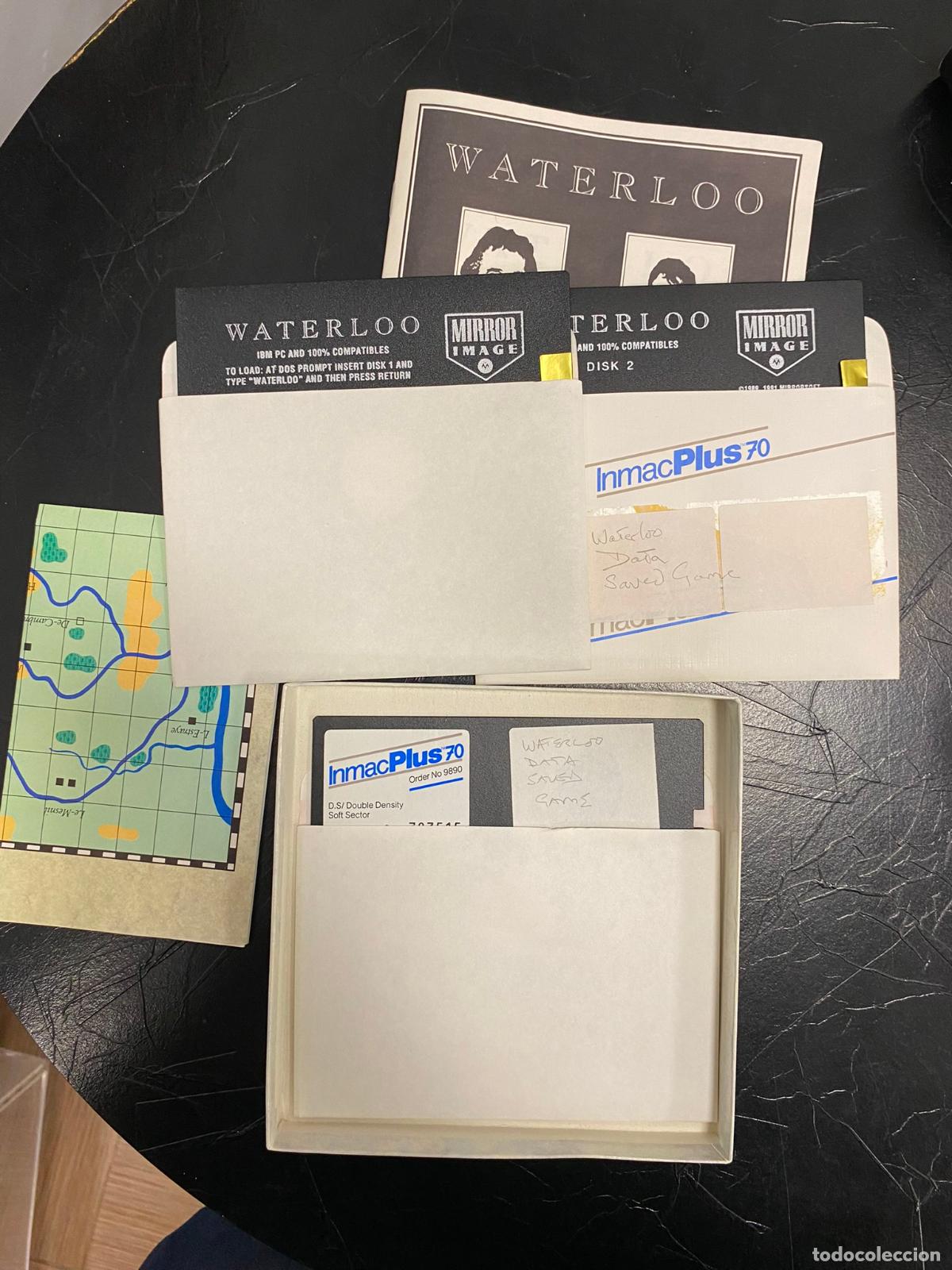 Videojuegos y consolas: Waterloo - Pc disco 5 25 5/25 edicion inglesa - Foto 3